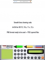 Calculator And Drawing App With AdMob Banner iPad Screenshot 2