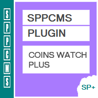 Coins Watch Plus - SPPCMS Plugin