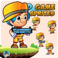 Rodge 2D Game Character Sprites