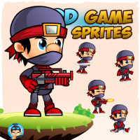 NinjaMike Game Sprites