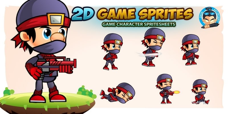 NinjaMike Game Sprites