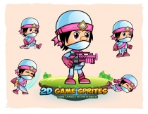 NinjaFlor 2D Game Sprites Screenshot 1