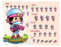 NinjaFlor 2D Game Sprites Screenshot 2