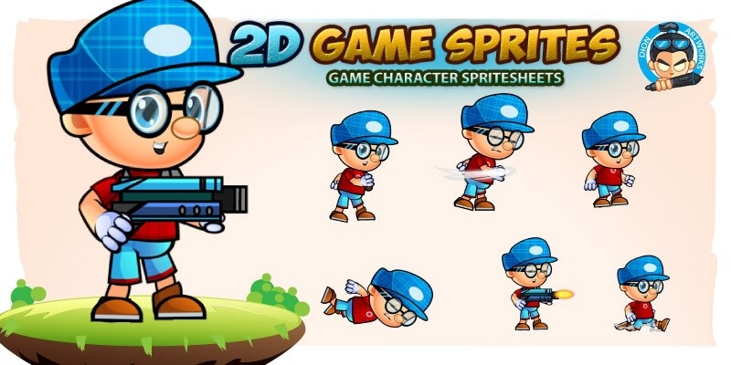 Lucas Game Character Sprites