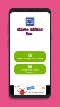 Photo Editor Pro - Android App Source Code Screenshot 2