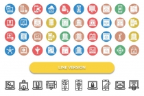 300 Online Earning Vector Icons Pack Screenshot 5
