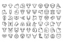 1200 Animal and Bird Isolated Vector Icons Pack Screenshot 11