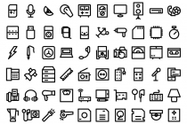 175 Electronics and Devices Vector Icons Pack Screenshot 2