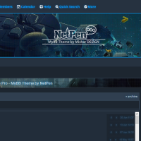 NetPen Pro Gaming - MyBB Theme