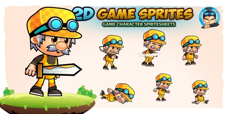 Mason Game Character Sprites