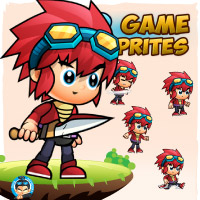 Oliver Game Character Sprites