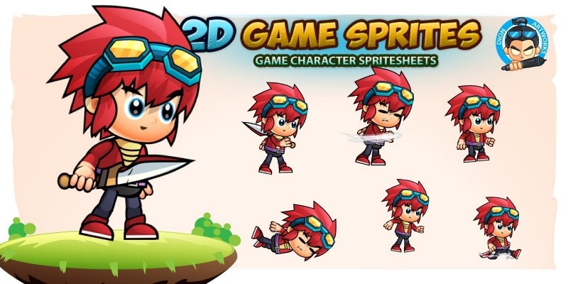 Oliver Game Character Sprites