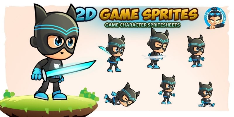 CatBoy Game Character Sprites