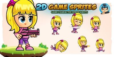 Anna 2D Game Sprites