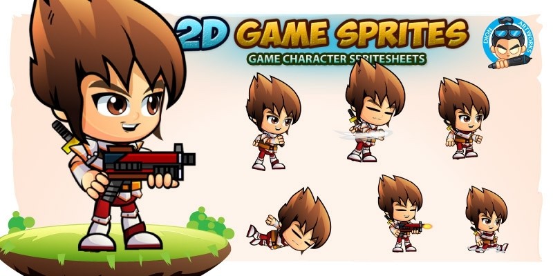 Gushion 2D Game Sprites