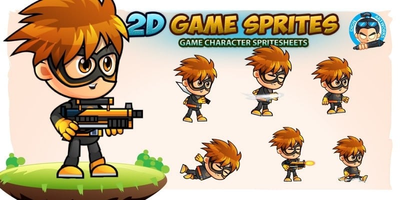 SuperBam 2D Game Sprites