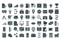 280 Project Management Isolated Vector Icons Pack Screenshot 5