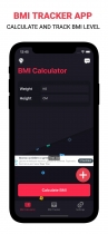 BMI Calculator and Tracker App iOS Screenshot 1
