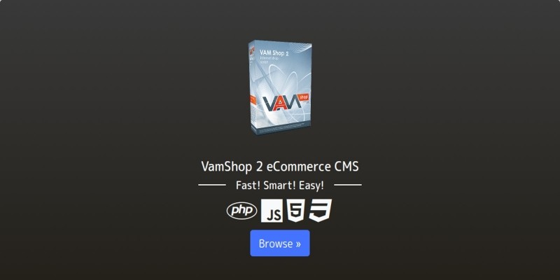 VamShop 2 eCommerce CMS