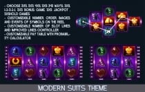 Modern Suits Slot Unity Game Template Screenshot 3