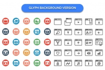 125 Windows Types Vector Icons Pack Screenshot 2