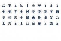 1600 Fashion Isolated Vector Icons Pack Screenshot 2