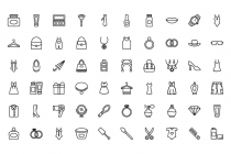 1600 Fashion Isolated Vector Icons Pack Screenshot 15
