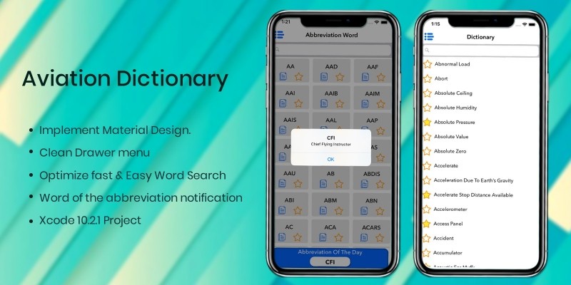 Abbreviation Words Dictionary iOS