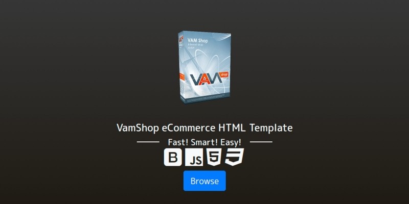 VamShop eCommerce HTML Template