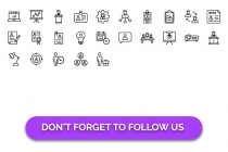 300 Human Resource Vector Icons Pack Screenshot 8