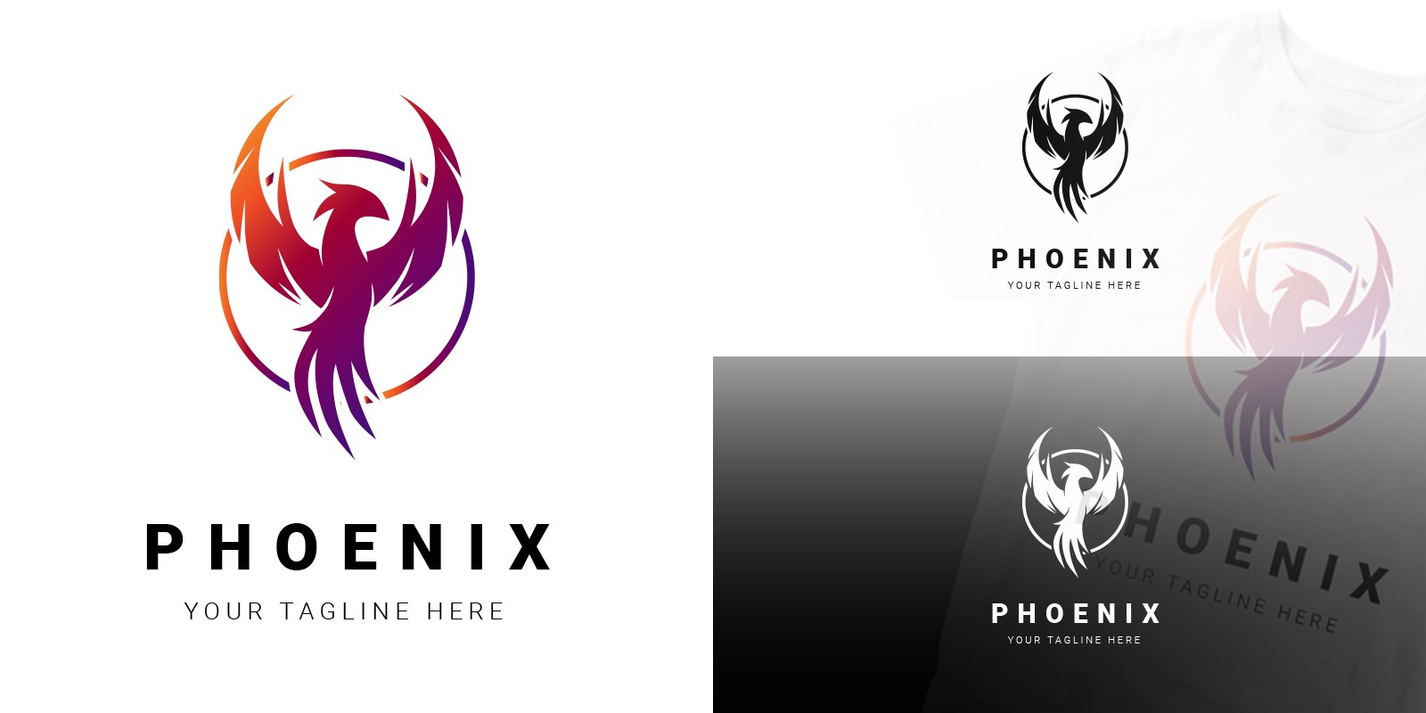 Phoenix - Colorful Logo Template