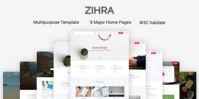 Zihra - HTML Template