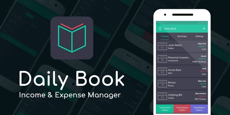 Daily Book - Income And Expense Manager Android
