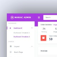 Maniac - Admin Template