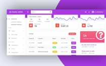 Maniac - Admin Template Screenshot 1