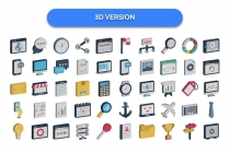 150 Digital Marketing Vector Icons Pack Screenshot 3