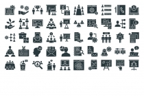400 Office And Jobs Isolated Vector Icons Pack Screenshot 4