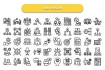 400 Office And Jobs Isolated Vector Icons Pack Screenshot 7