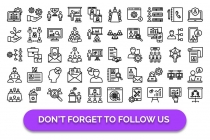 400 Office And Jobs Isolated Vector Icons Pack Screenshot 8