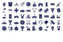 400 Sports Bold Outline Vector Icons Pack Screenshot 4