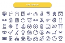 400 Sports Bold Outline Vector Icons Pack Screenshot 7
