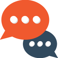 100 Text Message Speech Bubbles Color Vector Icon