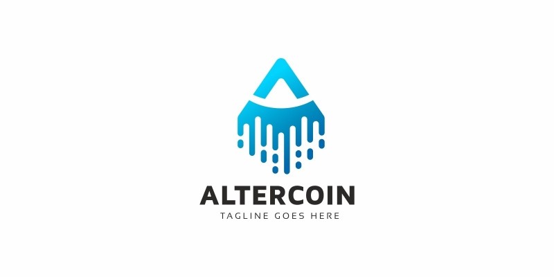 A Letter -  Altercoin Logo