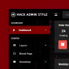 Hack Admin Dark - Admin HTML Template. 
