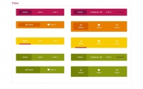 Web and Mobile aplications UI kit template  Screenshot 9