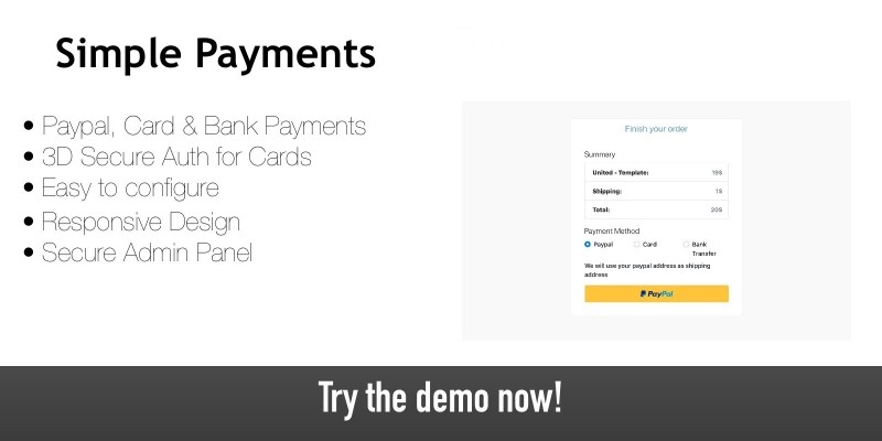 Simple Payments - Payment Gateway Script