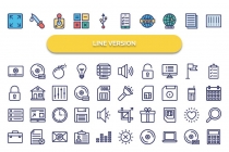 300 User Interface Vector Icons Pack Screenshot 8