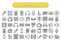 600 Multimedia Vector Icons Pack Screenshot 5