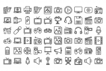 600 Multimedia Vector Icons Pack Screenshot 6