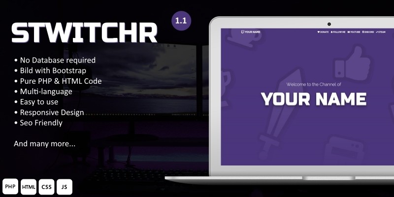 Stwitchr - Twitch and Streamer Website CMS